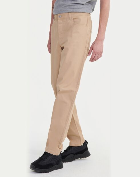 Pantalon 5 poches droit osier