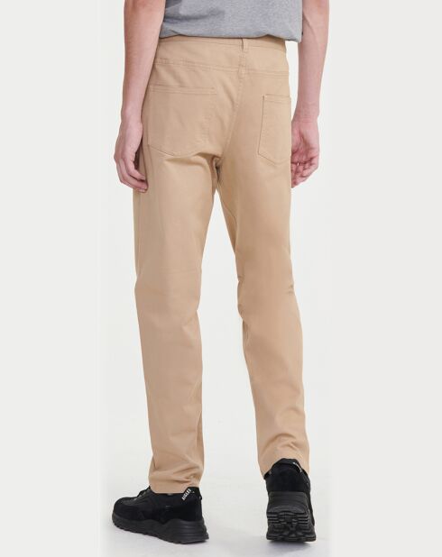 Pantalon 5 poches droit osier