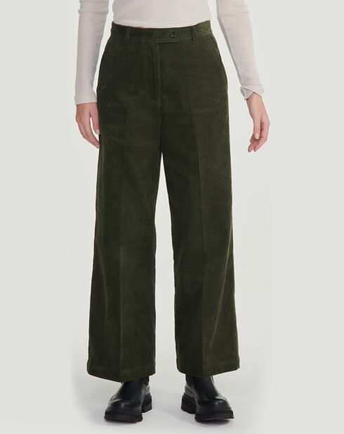 Pantalon en Velours côtelé  avocat