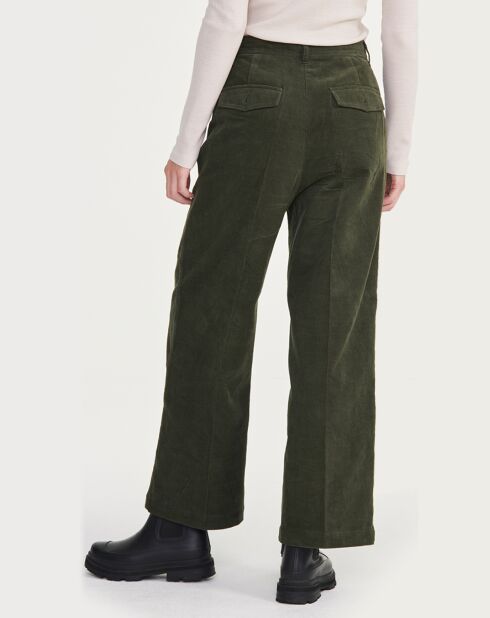 Pantalon en Velours côtelé  avocat