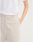 Pantalon en Velours côtelé sable