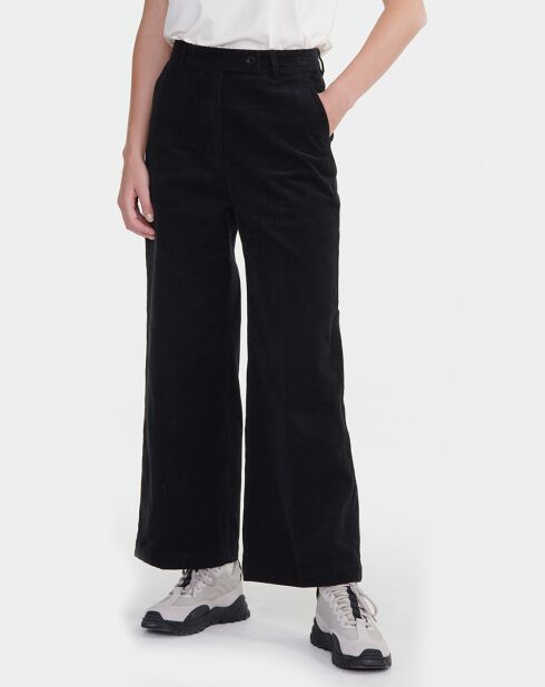 Pantalon en Velours côtelé noir