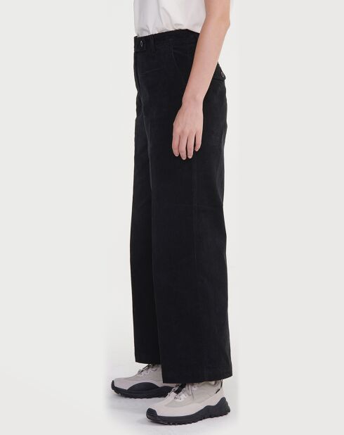 Pantalon en Velours côtelé noir