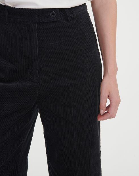 Pantalon en Velours côtelé noir