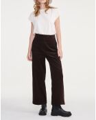 Pantalon en Velours côtelé ébène
