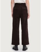 Pantalon en Velours côtelé ébène