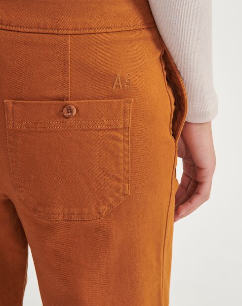Pantalon en Twill moka
