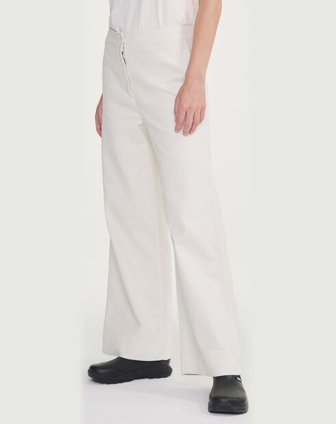 Pantalon en Twill  lait