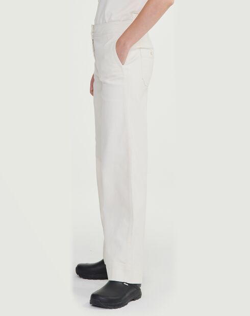 Pantalon en Twill  lait