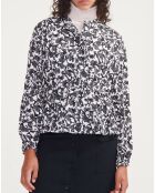 Chemise en Twill imprimée liberty sable/noir