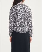 Chemise en Twill imprimée liberty sable/noir