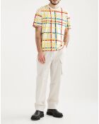 T-Shirt à carreaux mondrian