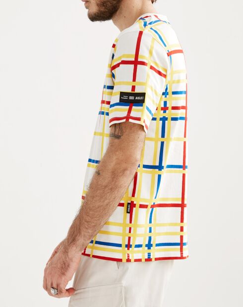T-Shirt à carreaux mondrian