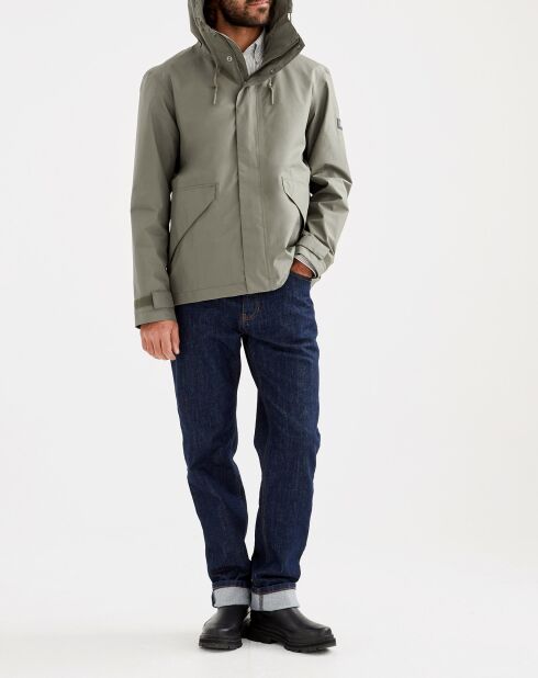 Parka à capuche taillis