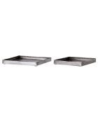 2 Plateaux Cody noirs