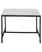 Table basse Niah blanche - L.60xH.45xW.60 cm