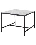 Table basse Niah blanche - L.60xH.45xW.60 cm