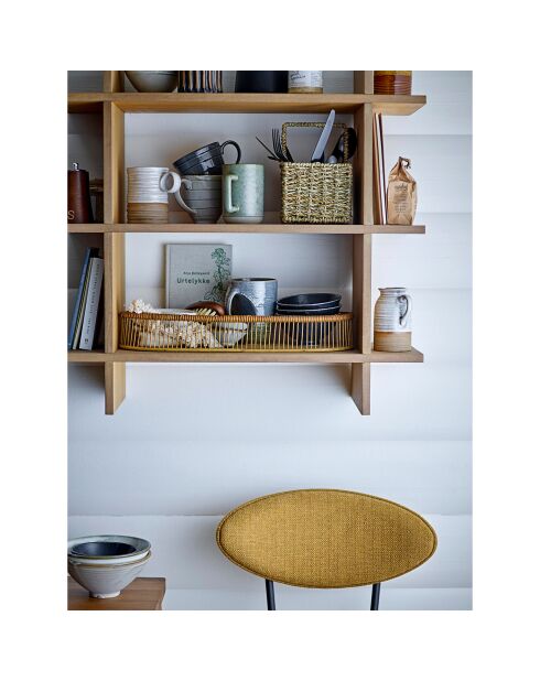 3 Tasses en Grès Masami blanches - D.10xH.10 cm