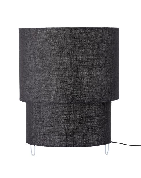 Lampe de table Zalt noire - D.35xH.45 cm