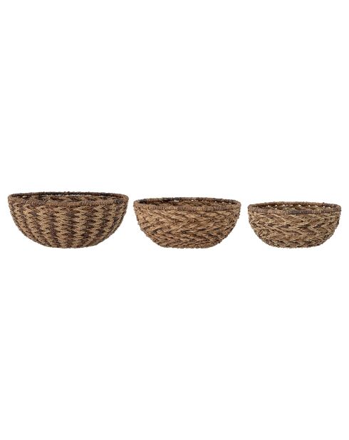 3 Paniers Kathe marron