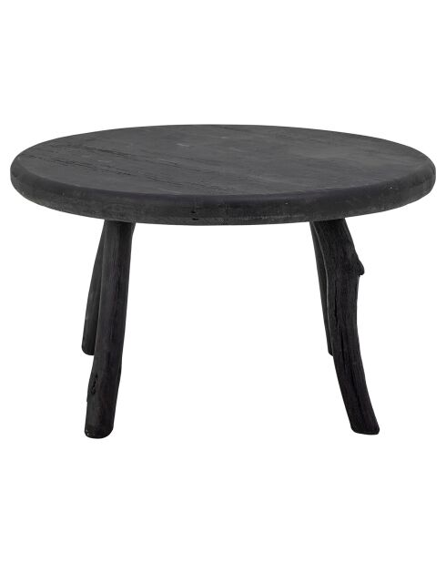 Table basse Milos noire - D.70xH.43 cm