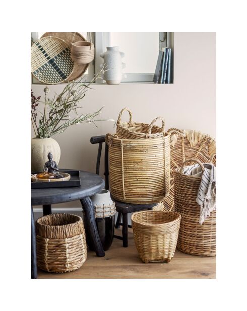 Table basse Milos noire - D.70xH.43 cm