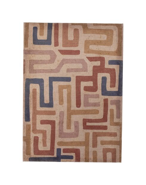Decorazione murale Thrane marrone - L.50xH.70xP.3,5 cm
