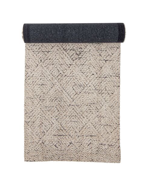 Tapis Saxo naturel - L.245xW.75 cm