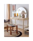 Tapis Lune naturel - D.120 cm