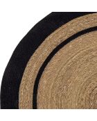 Tapis Lune naturel - D.120 cm