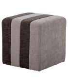 Pouf Flint  marron - L.45xH.45xW.45 cm
