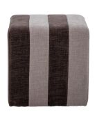 Pouf Flint  marron - L.45xH.45xW.45 cm