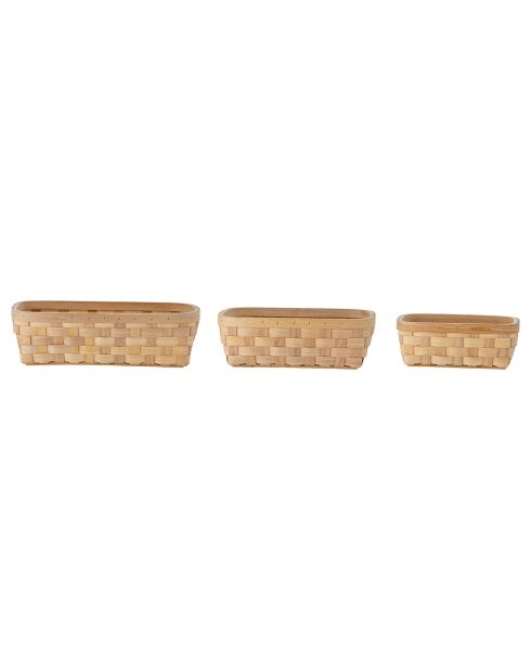 3 Corbeilles à pain Wilja naturel