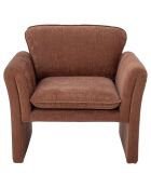 Chaise de salon Paseo marron - L.80xH.70xW.74 cm