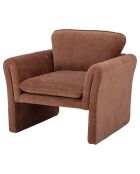 Chaise de salon Paseo marron - L.80xH.70xW.74 cm