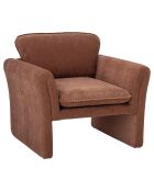 Chaise de salon Paseo marron - L.80xH.70xW.74 cm