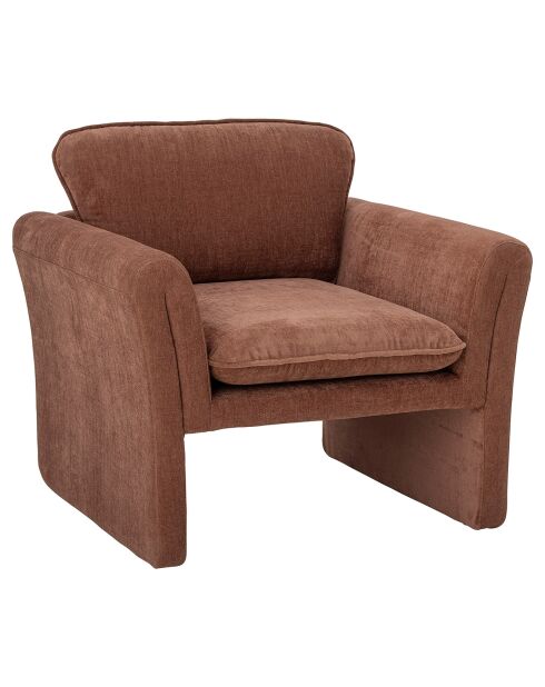 Chaise de salon Paseo marron - L.80xH.70xW.74 cm