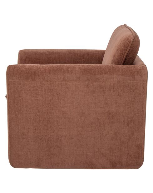 Chaise de salon Paseo marron - L.80xH.70xW.74 cm