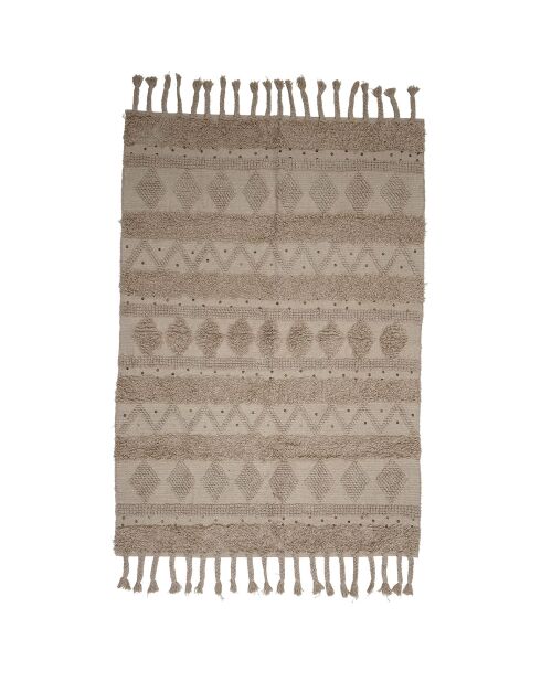 Tapis Dasha naturel - L.200xH.3xW.140 cm