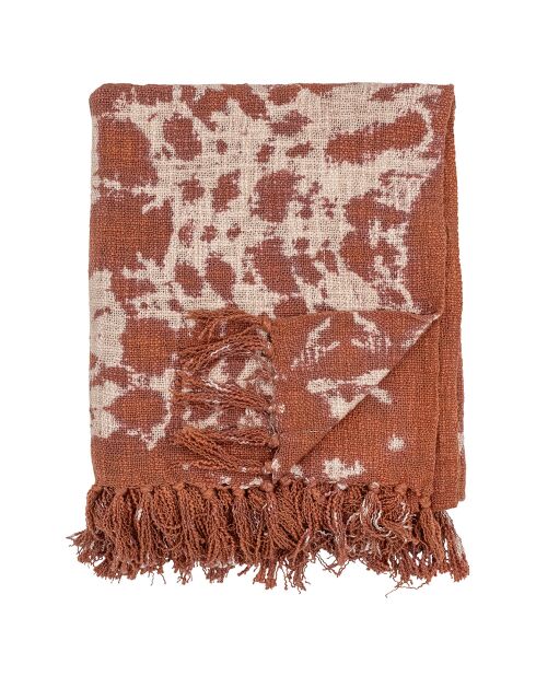 Plaid Giuseppa  marron - L.160xW.130 cm