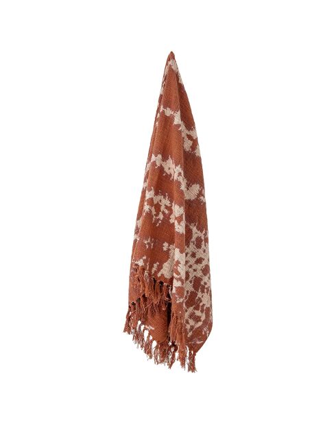 Plaid Giuseppa  marron - L.160xW.130 cm
