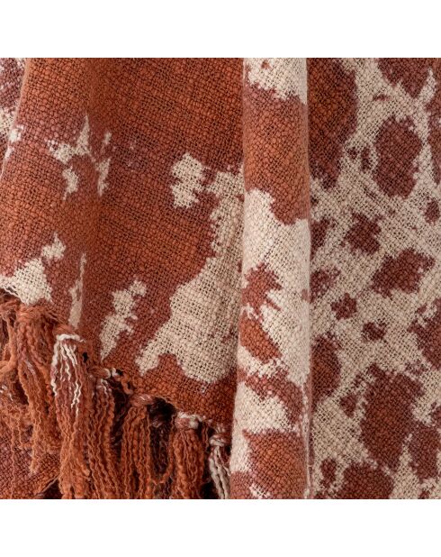 Plaid Giuseppa  marron - L.160xW.130 cm
