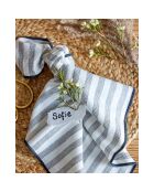 4 weiße Servietten Eleonora - L.45xW.45 cm