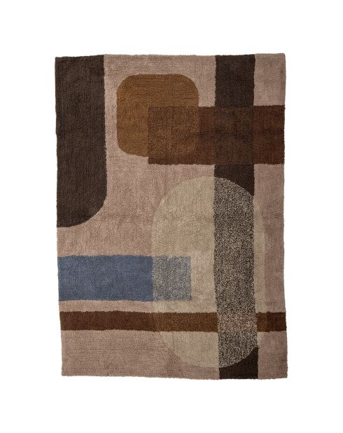 Tapis Zofia marron - L.200xW.140 cm