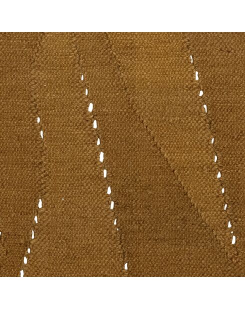 Tapis en Laine Zola marron - L.200xW.140 cm