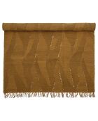Tapis en Laine Zola marron - L.200xW.140 cm