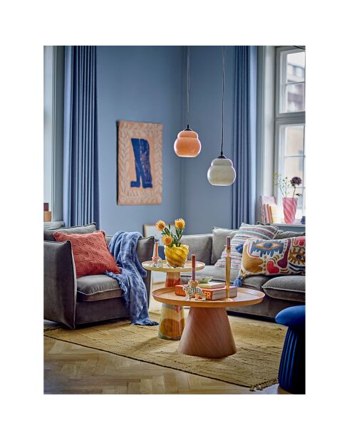 Tapis en Laine Zola marron - L.200xW.140 cm