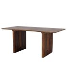 Table de salle à manger en Bois de manguier Milow marron - L.180xH.80xW.90 cm