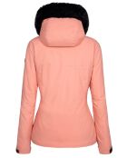 Veste de ski Geod fausse fourrure rose