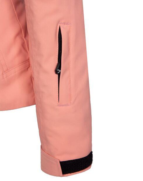 Veste de ski Geod fausse fourrure rose